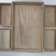 Plateaux en bois naturel -set de 4