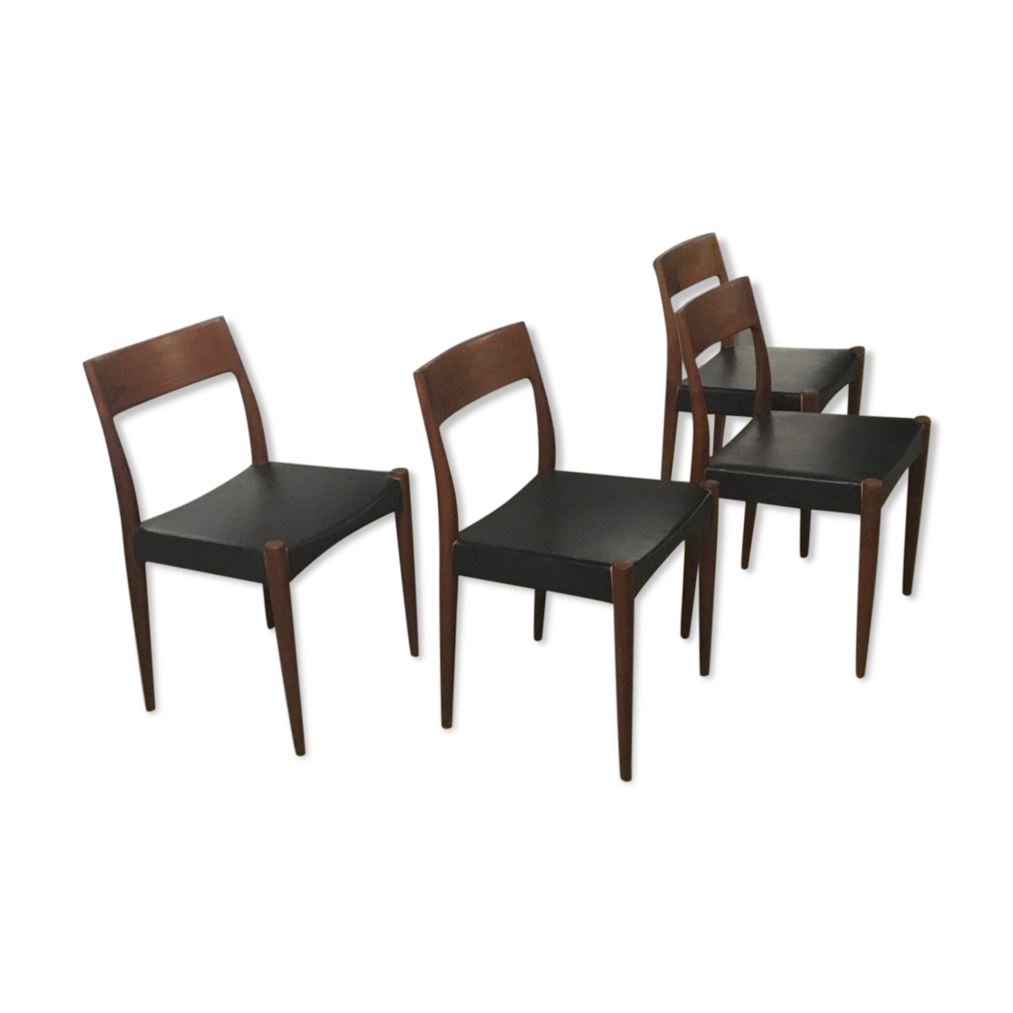 Dining chairs model 175 by Arne Hovmand Olsen for Mogens Kold, 1960