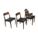 Dining chairs model 175 by Arne Hovmand Olsen for Mogens Kold, 1960
