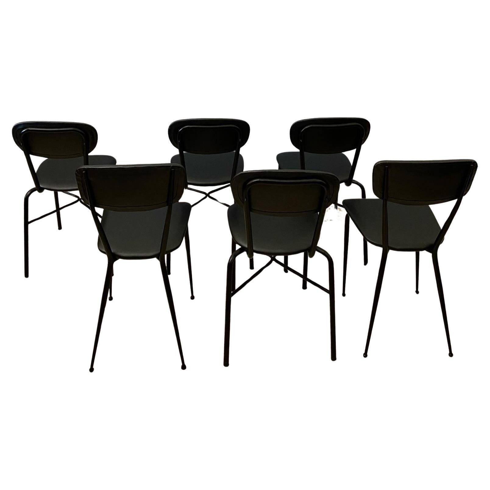 Midcentury modern six seats dining table, Italy 1960 's