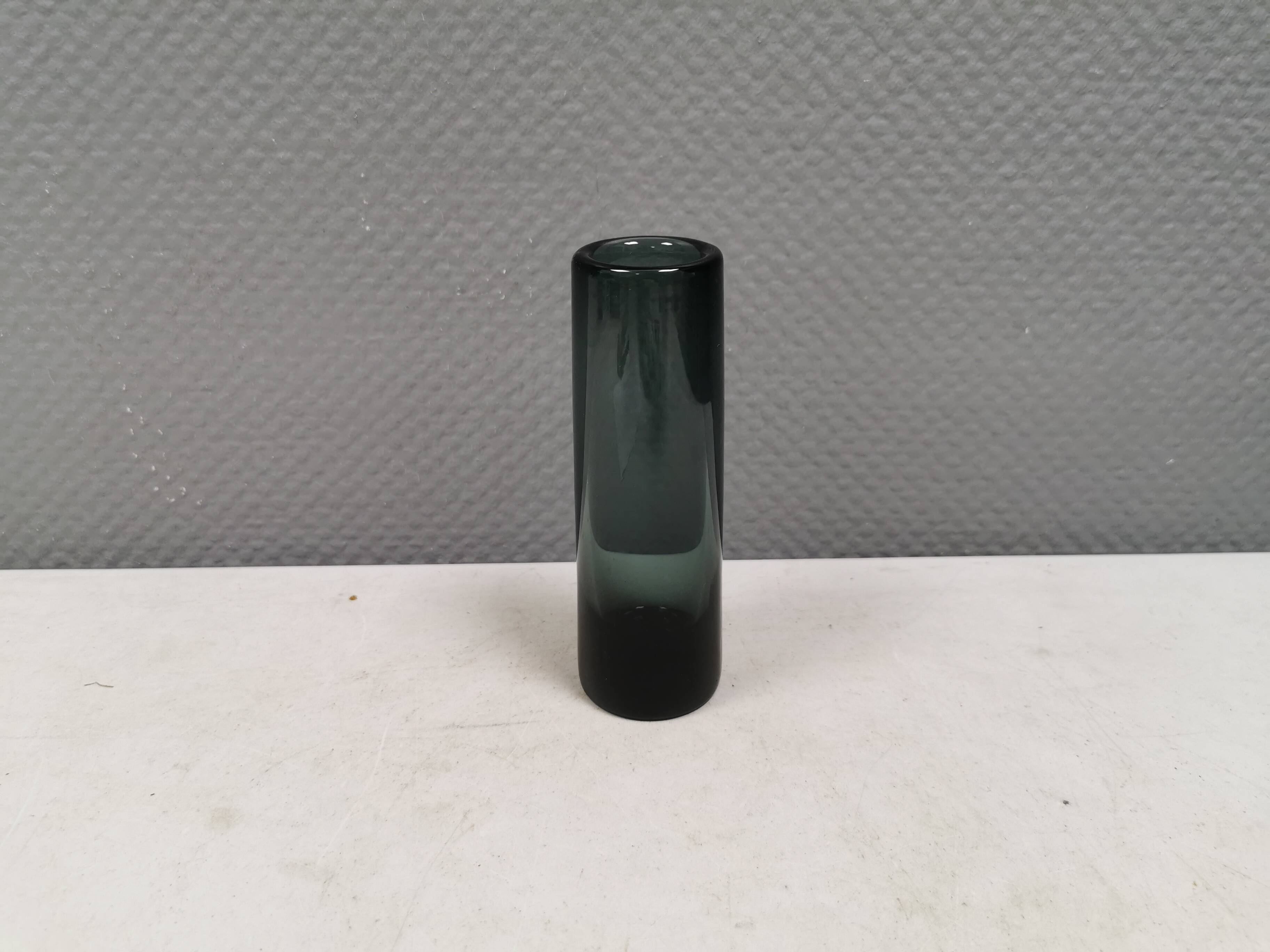 Vase in a ‘smoked’ colour by Per Lütken for Holmegård, 1960, Denmark