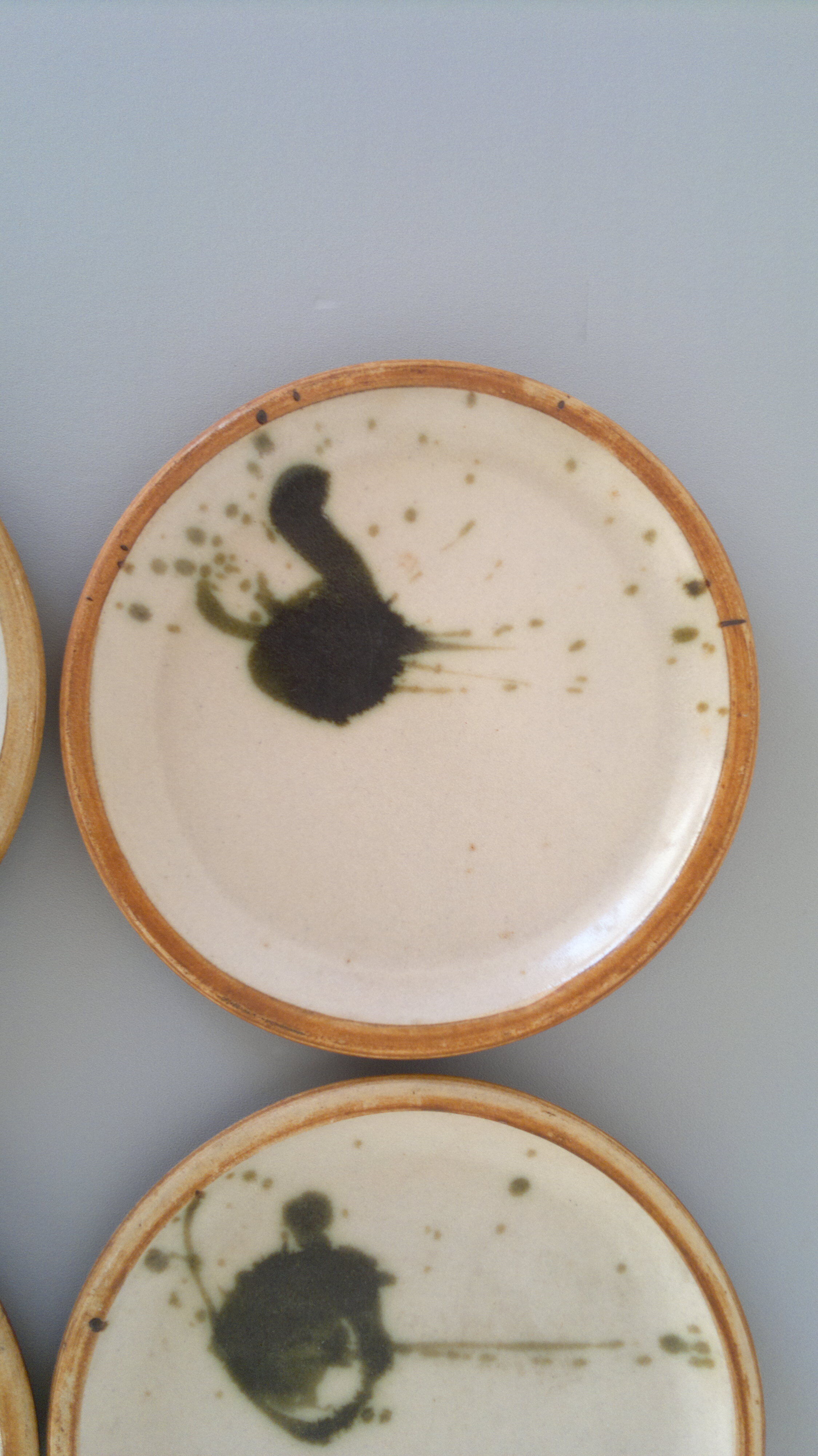 Modernist plates "Pottery La Colombe"