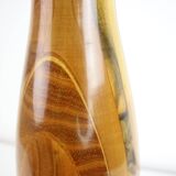 1970s Wooden Vase, Czechoslovakia