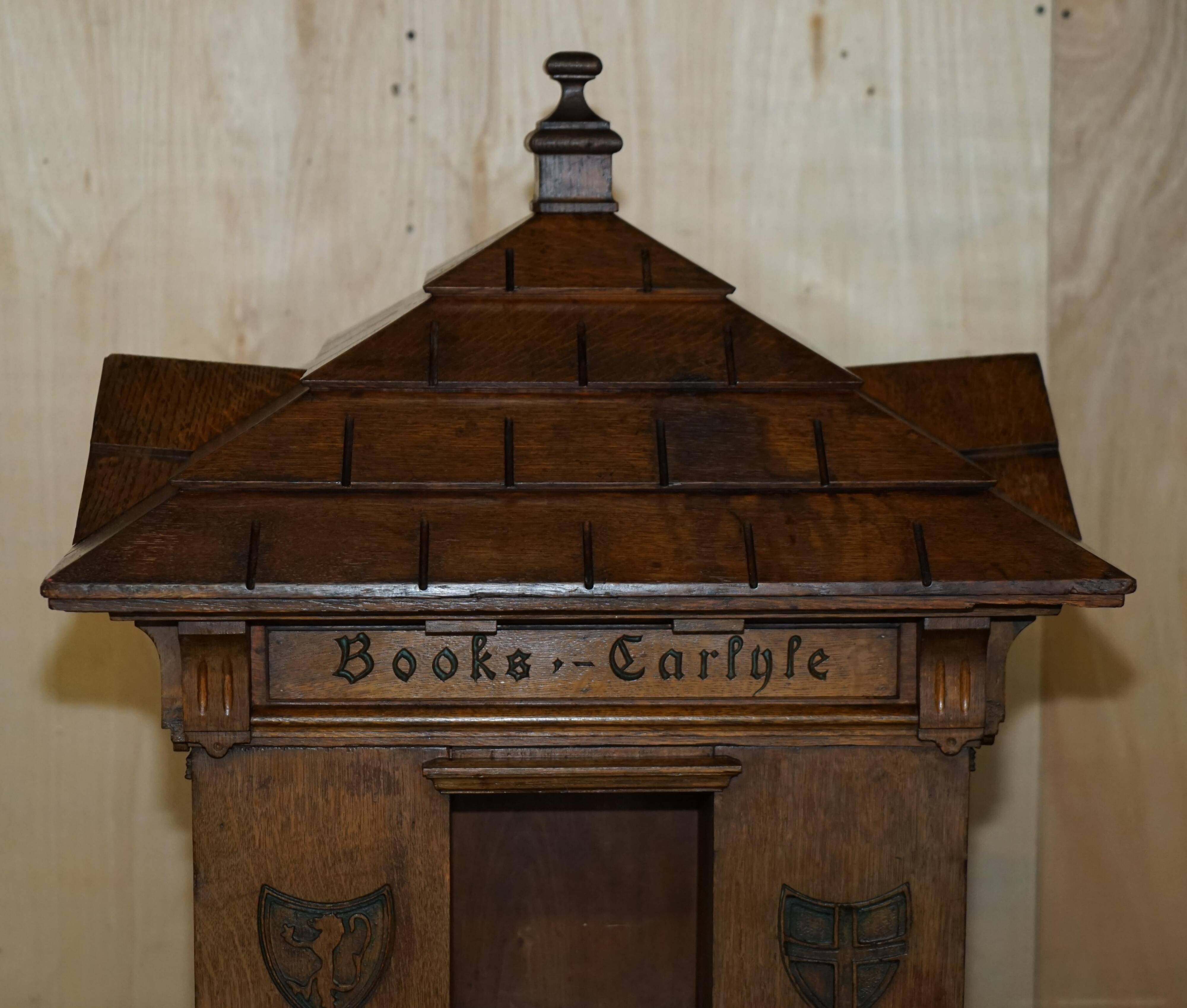Antique rotating bookcase by Seymour Easton 1859-1916