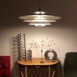Suspension scandinave 50cm mat argentée
