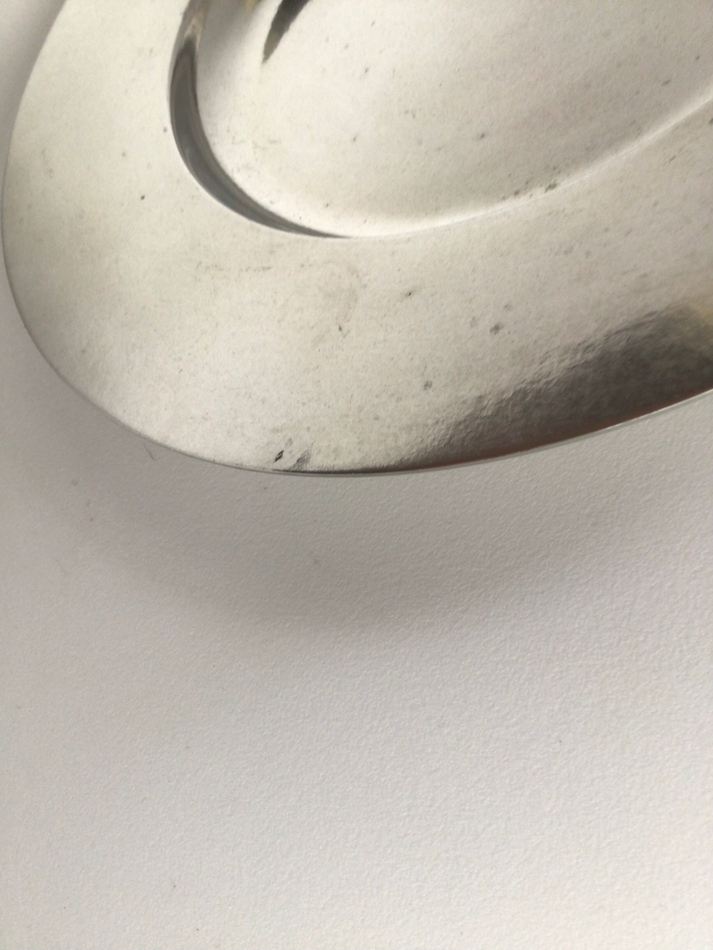 Flat plate tin fine gloss diameter 25cm