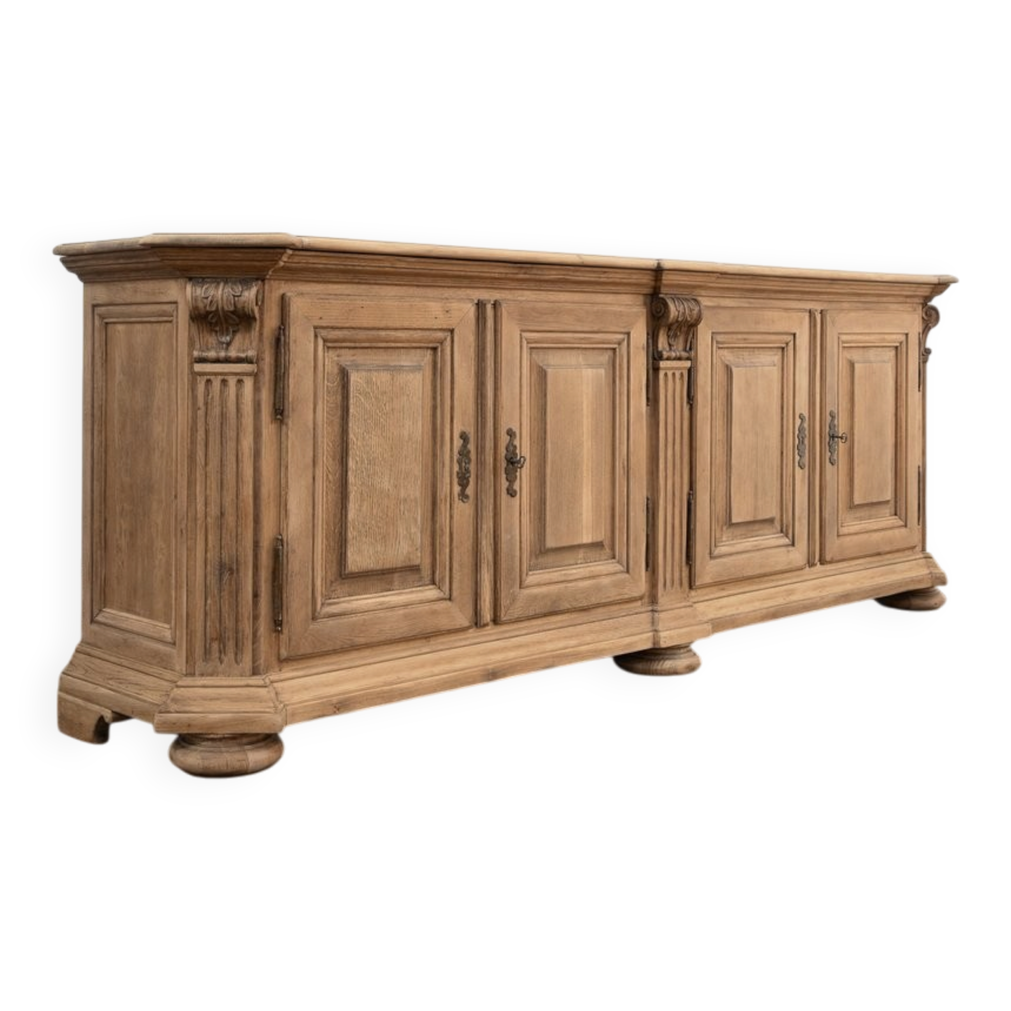 Grand buffet en chêne vintage, 1950