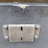 Malle de voyage en cuir époque 1900s