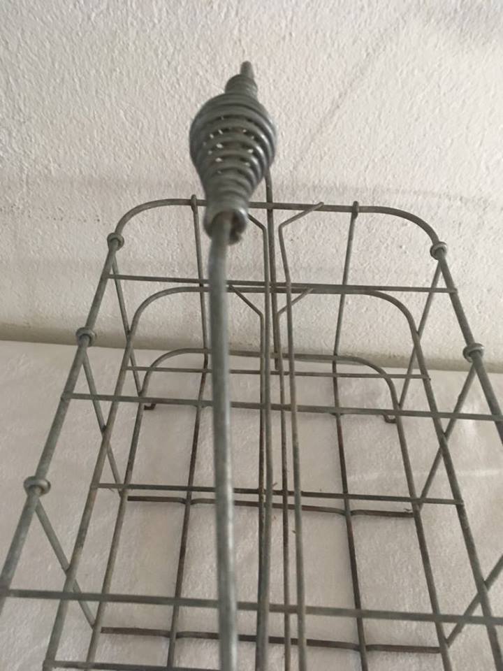 Old bottle rack