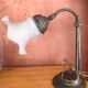 Lampe de bureau tulipe en bronze Bolzonella