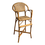Rattan high chair