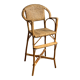 Chaise haute rotin
