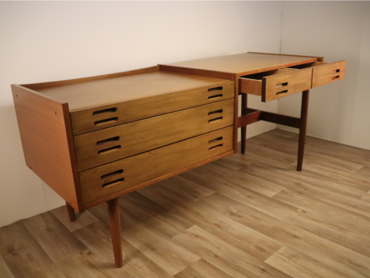 Scandinavian teak office 1960