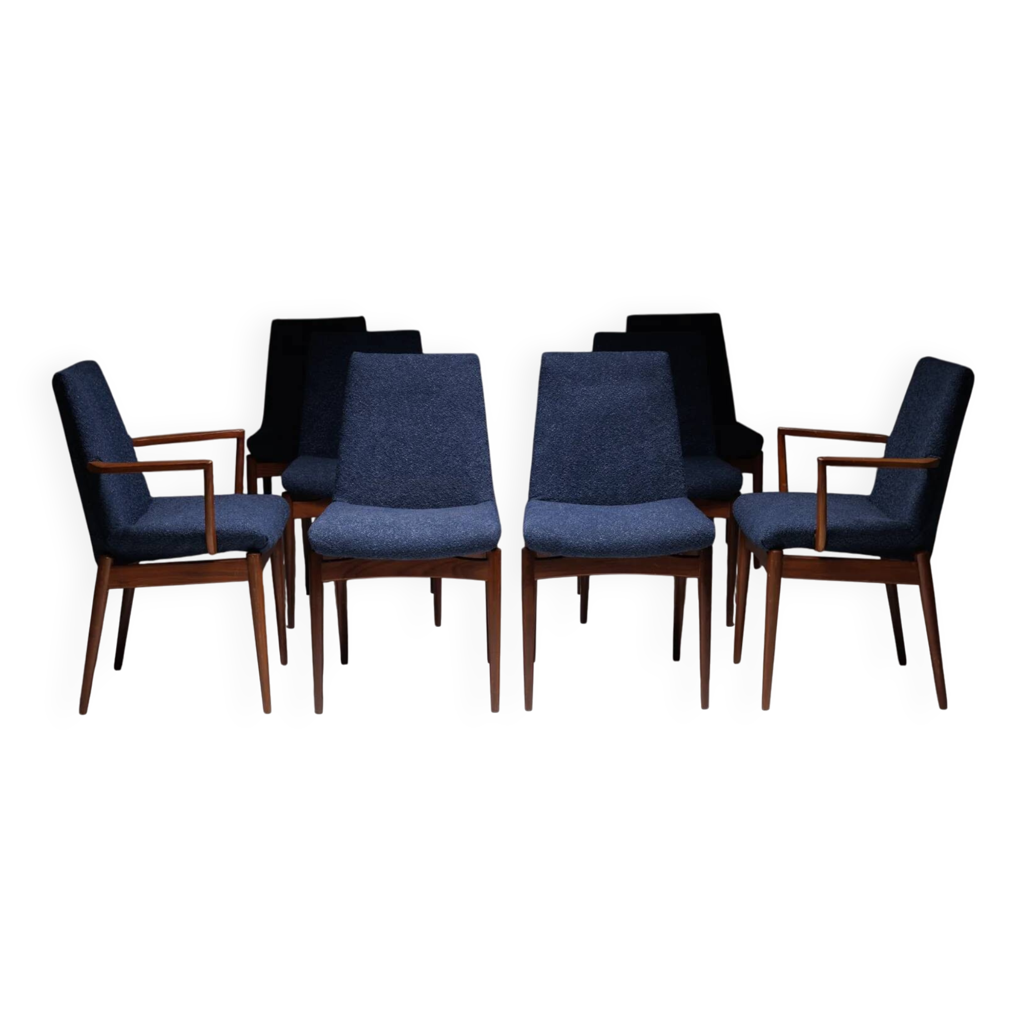 Mid-century modern chairs - set of 8