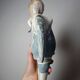 Vintage stylised mermaid ceramic wall sculpture from an art studio.