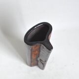 Black abstract vase