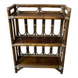 Rattan shelf