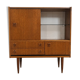 Compact Scandinavian highboard in teak, circa 1960.