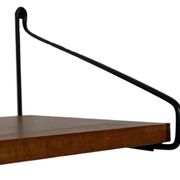 Étagère murale en bois de teck vintage