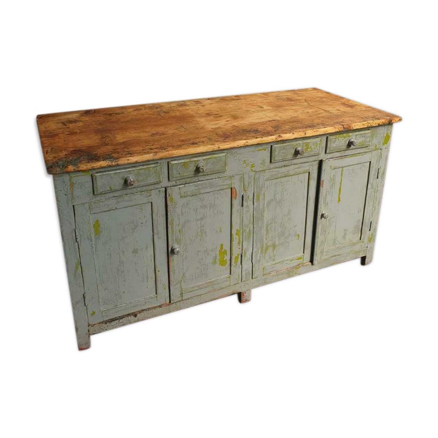 Old kitchen island workbench or sidetable