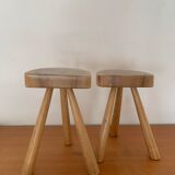Brutalist tripod stools