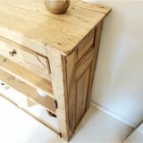 Ancien Buffet vaisselier bois brut