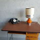 70s orange ceramic lamp