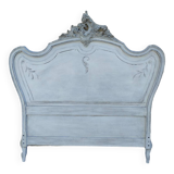 Louis xv style headboard with shabby chic patina