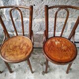 Series of four bistro chairs