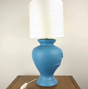 lampe de table cramique 1980