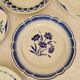 Set of 12 mismatched dinner plates