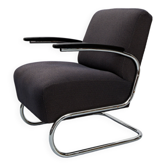 Fauteuil S411 attribué à WH Gispen pour Mücke & Melder, années 1930
