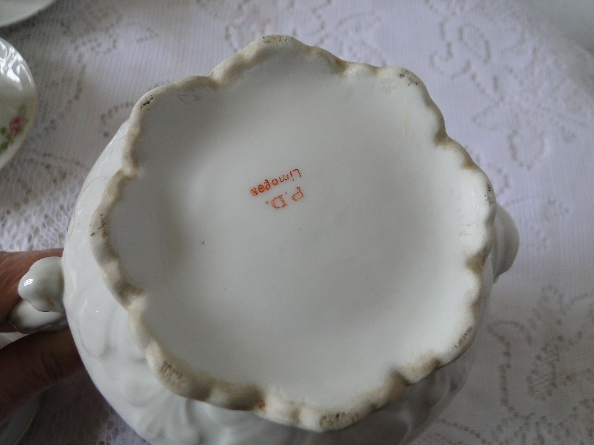 Limoges porcelain coffee service