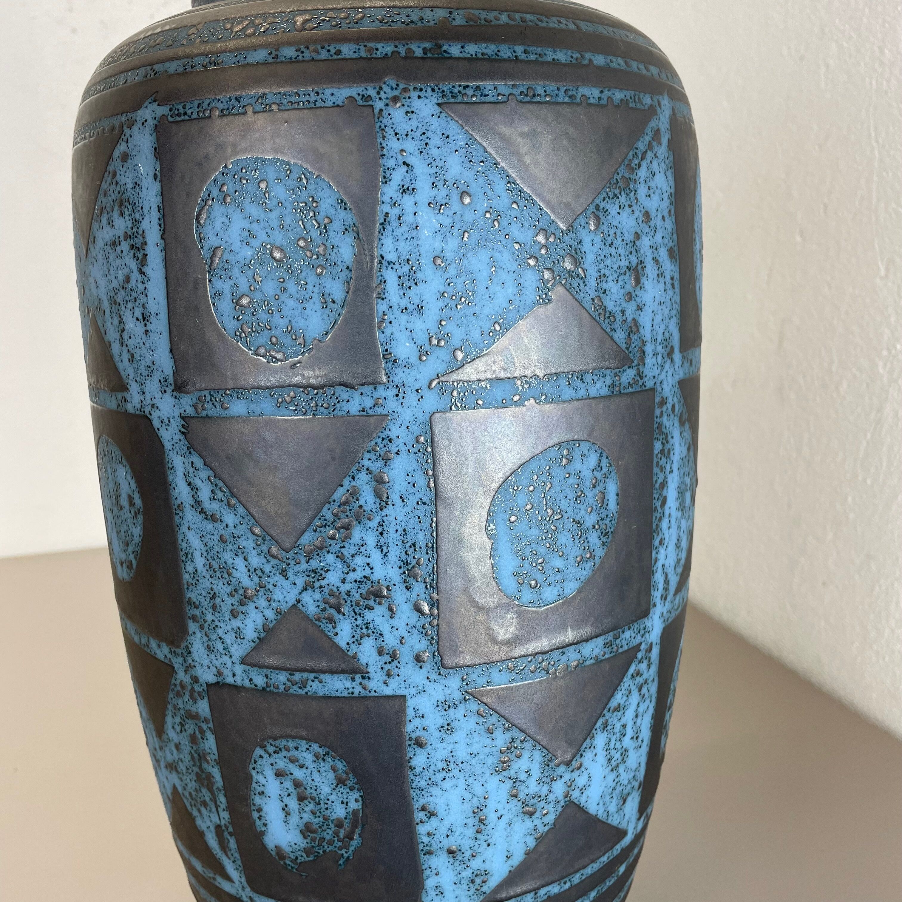 Fat Lava Ceramic "Ankara" Vase by Heinz Siery Carstens Tönnieshof, Germany 1960s