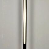 Mid century travertine and plexiglass italian floor lamp