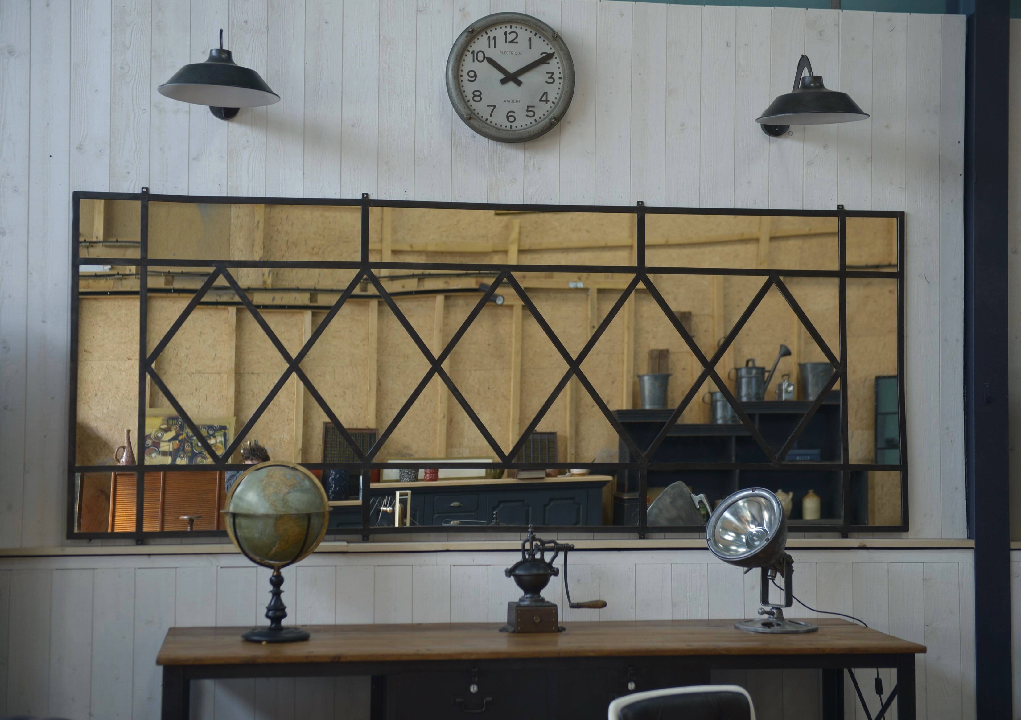Large industrial mirror from the 1960s.