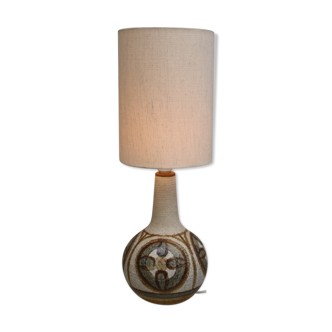 Handmade ceramic table lamp - Soholm - Denmark - 1970's