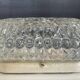 Vintage wall light Marguerite moulded glass