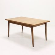 Table à manger design danois en teck extensible des années 1960