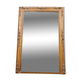 Miroir époque empire en bois et stuc doré circa 1810-1820