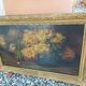 Painting, painting, oil on cardboard bouquet of flowers