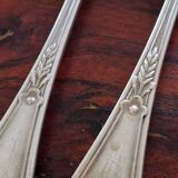 Christofle, Paris - Set of 7 dessert spoons - Empire style