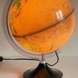 Illuminated terrestrial globe made in italy