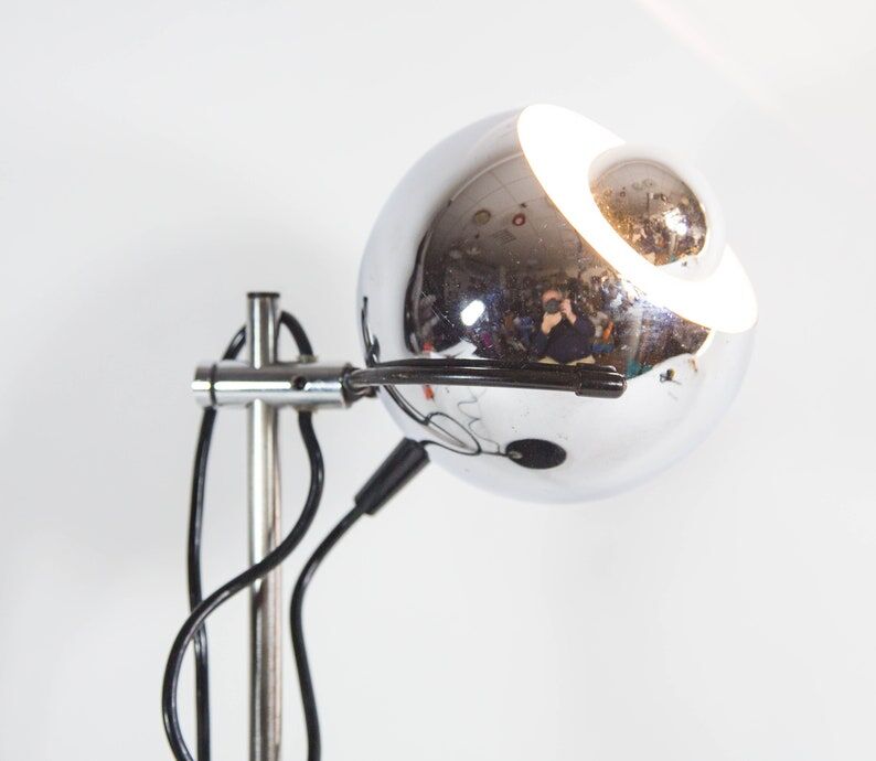 Gepo eyeball lamp fully chrome 60s