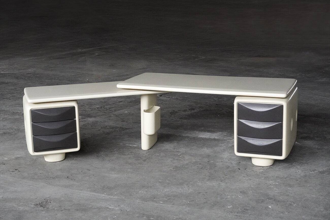 Jet Corner Desk by Ernest Igl for Wilhelm Werndl, Germany, 1970s