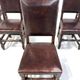 Vintage Handmade French Chairs in Leather & Oak, 1970s.