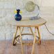 Bamboo and rattan side table circa 60's