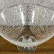 Large Baccarat crystal centerpiece on pedestal