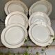 Dessert plates made of Sologne porcelain