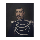 Old portrait - series "The moustached"